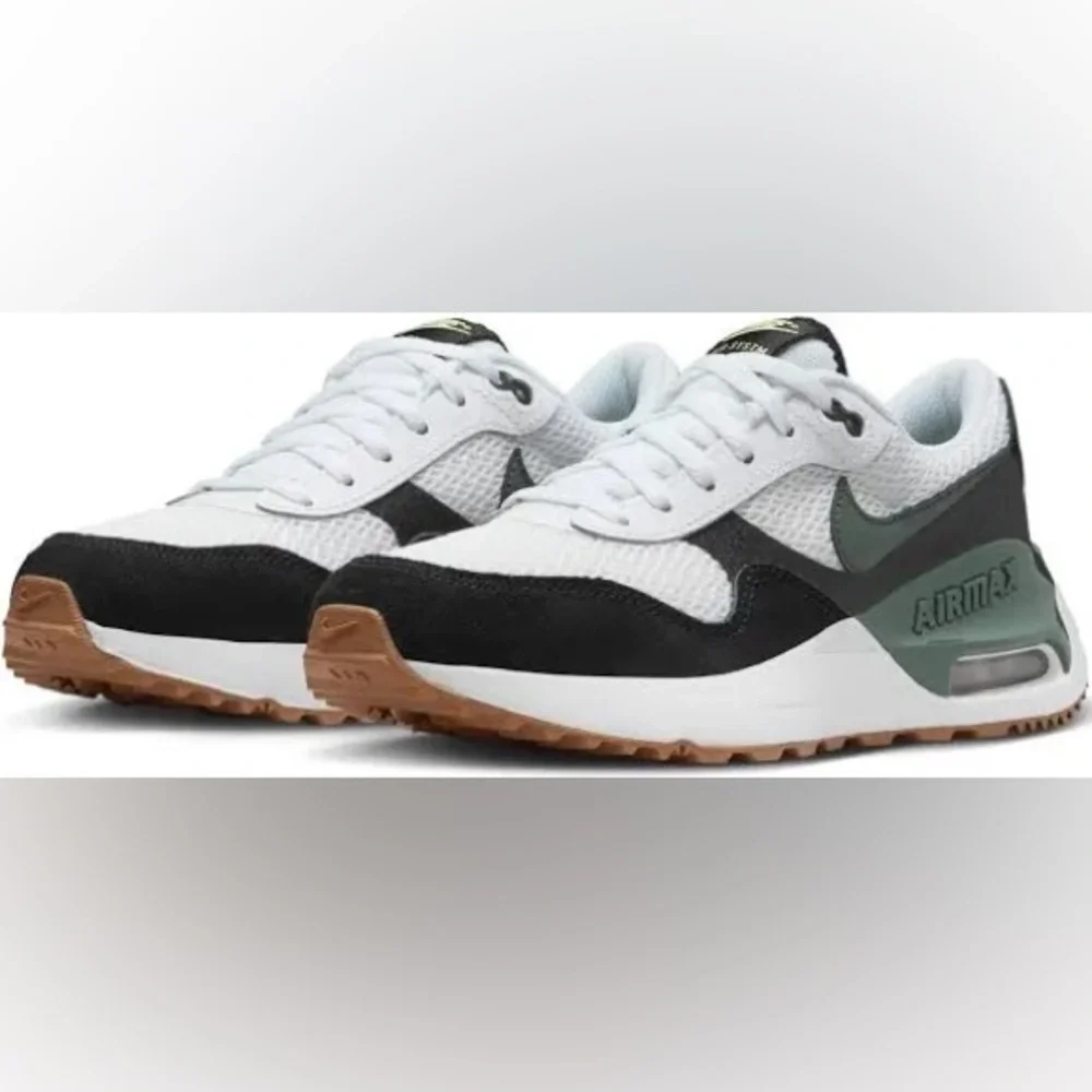 Nike Air Max SYSTM, White/Black/Barely Volt/Vintage Green, size 6Y (NIB) - Picture 1 of 11